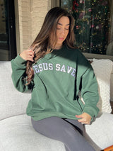Jesus Saves Sweatshirt